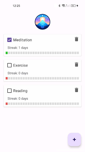 Xen Daily Habits Screen 2
