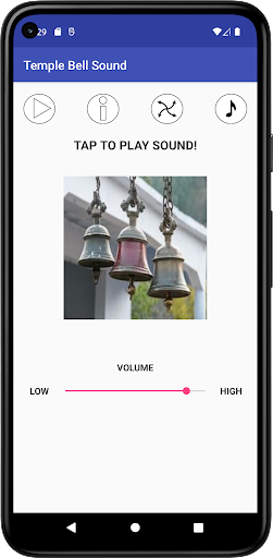 Temple Bell Sound Screenshot 1 - AppWisp.com