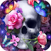 Rose Skull Live Wallpaper  Icon