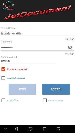 Android application JetDocument screenshort