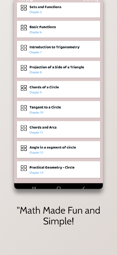 10th class math solution guide Screen 2
