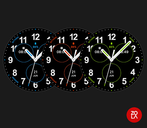 Casual Black Watch Face Screen 3