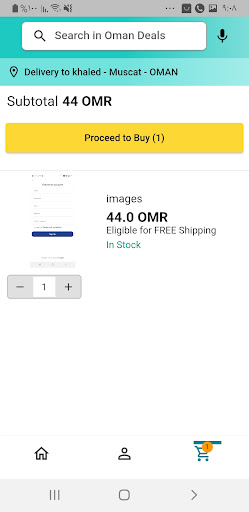 Android application Oman Deals screenshort
