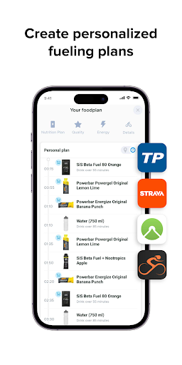 EatMyRide: Cycling Nutrition Screen 3