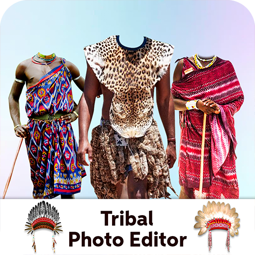 Tribal photo suit app logo