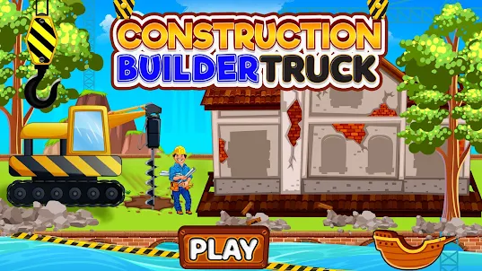 Caminhão construtor construção