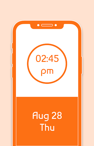 Color Clock Live Wallpaper Screen 2