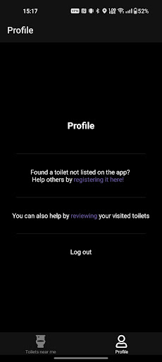 Toilet Advisor Screen 2