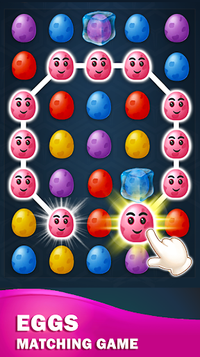 Android application Eggs Matching Game Line Puzzle screenshort
