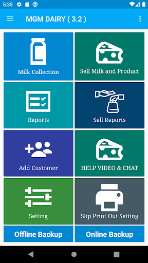 Milk Dairy Screen 3