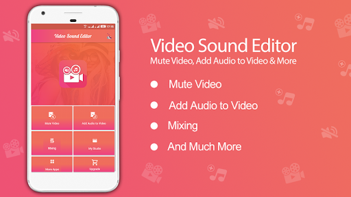 Android application Video Sound Editor : Add Audio screenshort