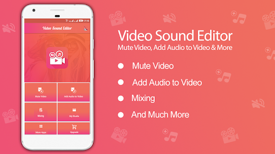 Video Sound Editor: Add Audio, Mute, Silent Video (PREMIUM) 1.9 Apk 1