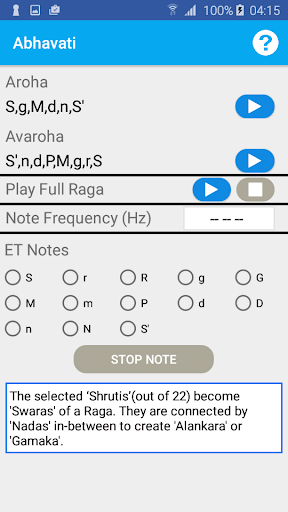 22 Shrutis in 500 Ragas