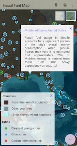 Fossil Fuel Map