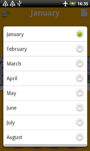 Months for Kids Flashcards Screen 2