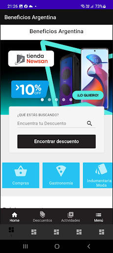 Beneficios Argentina Screen 3