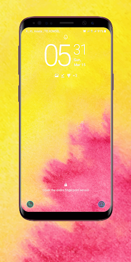 Android application Pastel Yellow Wallpaper screenshort