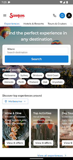 Android application Scoopon screenshort