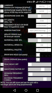 Speccy Spectrum Analyzer Screenshot