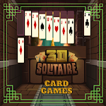 Cover Image of Скачать 3D Solitaire : Card Games 9.8 APK