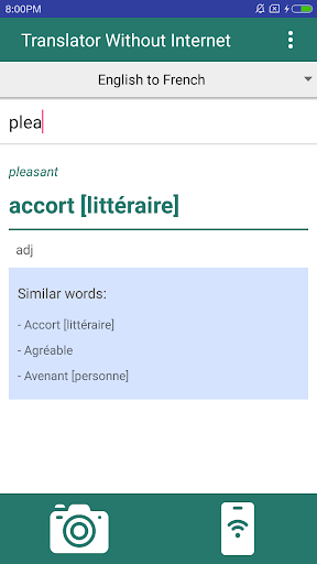 Translator for text offline Screen 2