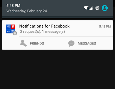 Notifications for Facebook