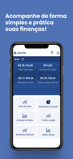 Android application Adaptei Dashboard screenshort