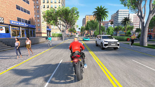 Android application Moto Race: Bike Racing Games screenshort