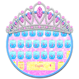 Pink Princess Keyboard Theme icon