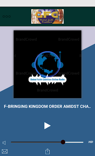 Android application Global Faith Coalition Radio screenshort