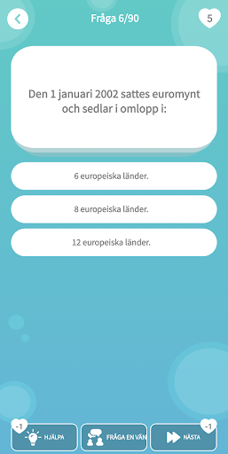 Quiz: Allmän Kunskapsquiz! Screen 2
