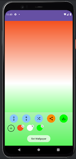 Android application Wallpaper screenshort
