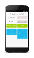 screenshot of Square Root Calculator
