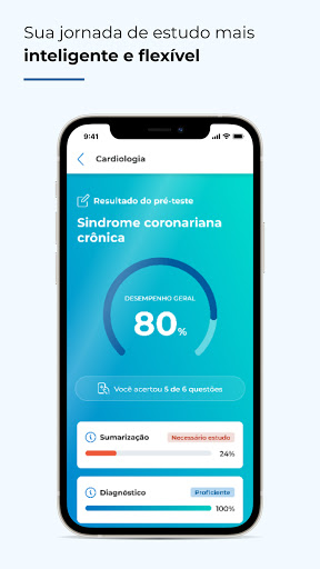 Android application Einstein Atualização Médica screenshort