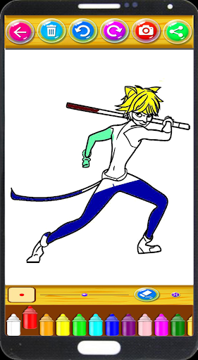 ladybug coloring cartoon pages