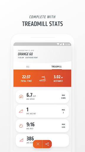 Screenshot of Orangetheory