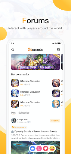 Gtarcade: News, Forum&Guides Screen 3