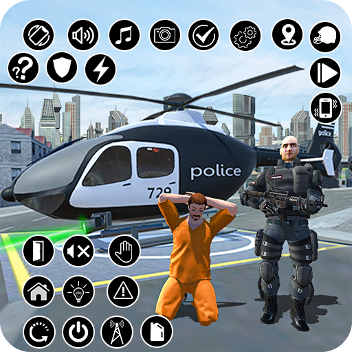 Jogo de Helicóptero da Polícia