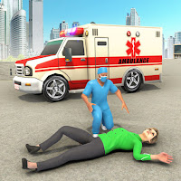 City Ambulance Emergency Rescue Police Ambulance
