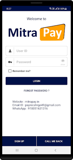 MitraPay- Mobile Recharge App Screen 2