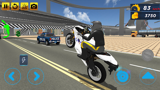 Simulator Sepeda Stunt Polisi