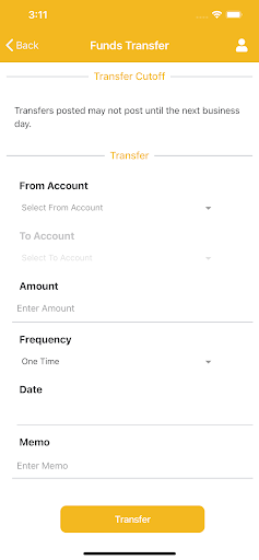 Millennium Bank Mobile Banking Screen 3