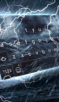 screenshot of Stormy Sea Keyboard Wallpaper