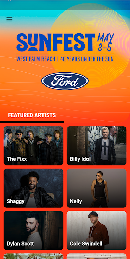 Android application SunFest Official screenshort