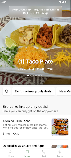 Taqueria Taco Express Screen 2