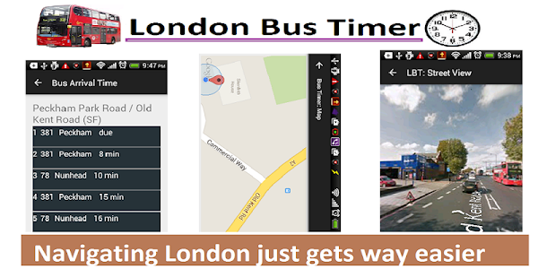 London Bus Timer V2 - meningkatkan informasi waktu London Bus Baru dengan l...
