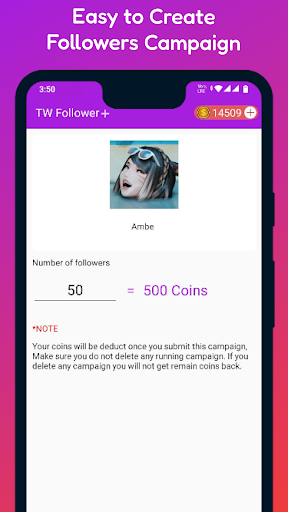 TwFollowers+ Streams& Follower Screen 3