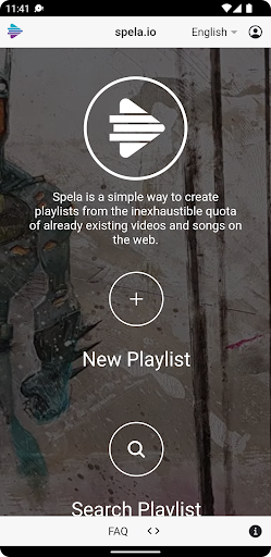 Android application Spela screenshort