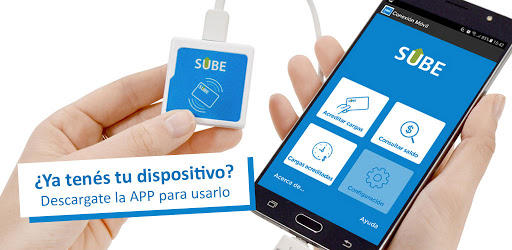 Android application Conexión Móvil SUBE screenshort