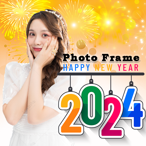 Happy New Year 2024 Frame logo